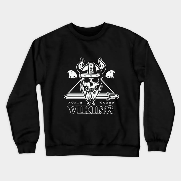 Viking Nord Warrior Crewneck Sweatshirt by XOZ